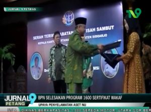 Sidoarjo: Lembaga Wakaf NU Selamatkan Aset Negara – Jurnal9