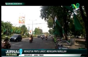 Jelang Istighosah Kubro, Beginilah Suasana Jalan Sepanjang Kota Sidoarjo – Jurnal9