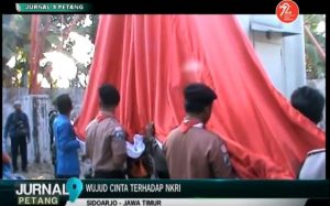 TNI Kibarkan Bendera Raksasa di Tower Provider – Jurnal9
