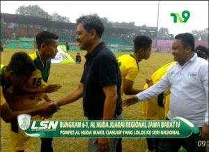 Bungkam Bani Al-Ghoni Sukabumi 6-1, Al Huda Cianjur Juarai Regional Jawa Barat IV