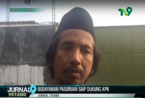 Budayawan Pasuruan Siap Dukung KPK – Jurnal Utama