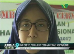 Lomba Cerdas Cermat Keaswajaan Meriahkan Hari Santri Nasional 2017