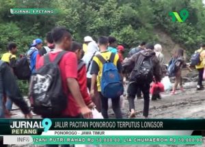 Cuaca Buruk, Tim SERNU dan LPBINU Jatim Terdampar di Ponorogo