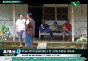 Beginilah Kondisi Kejiwaan Penyerang Gereja ST Lidwina