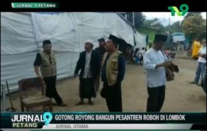 Donasi Kitabisacom Bangun Lagi Pesantren untuk Lombok