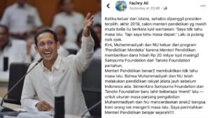 Dianggap Abaikan Muhammadiyah Dan NU, Menteri Nadiem Dikritik