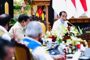 Presiden Ingatkan Daerah untuk Terus Kendalikan Penyebaran Covid-19