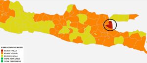 Surabaya Kembali Zona Merah, Hanya 9 Hari Bertahan Zona Orange