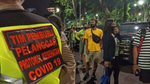 Ratusan Warga Surabaya Ditangkap Tim Pemburu Pelanggar Protokol Kesehatan Covid-19