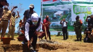 Gubernur Jatim Meletakkan Batu Pertama Pembangunan RSUD Bertaraf Internasional di Kota Probolinggo