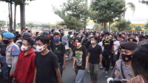 Polda Jatim Tetapkan 14 Tersangka Pasca Demo Tolak Omnibus Law