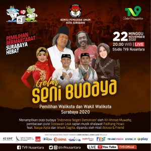 Hadirkan Penyair hingga Komedian, KPU Kota Surabaya Ingatkan Pemilih Hadiri TPS pada 9 Desember