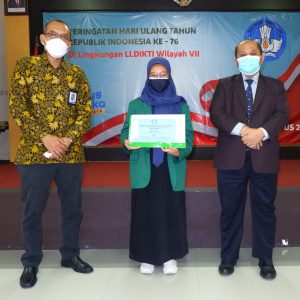 Mahasiswi UNUSIDA, Mega Firdausi Juara Di Ajang Pilmapres LLDIKTI VII 2021