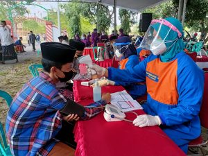 Vaksinasi ISNU Jatim di Kediri Sumbang Capaian 105 persen Kota Kediri