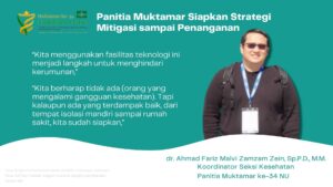 Cegah Covid-19, Panitia Muktamar Siapkan Strategi Mitigasi sampai Penanganan