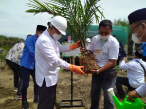 Menko Airlangga dan Ketum PBNU Pimpin Replanting Peremajaan Sawit Rakyat di Muara Enim