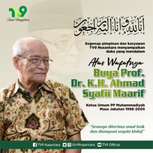Buya Syafi’i Maarif, Muhammadiyah dan Kita