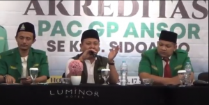 18 PAC GP Ansor Se-Sidoarjo Ikuti Visitasi Akreditasi