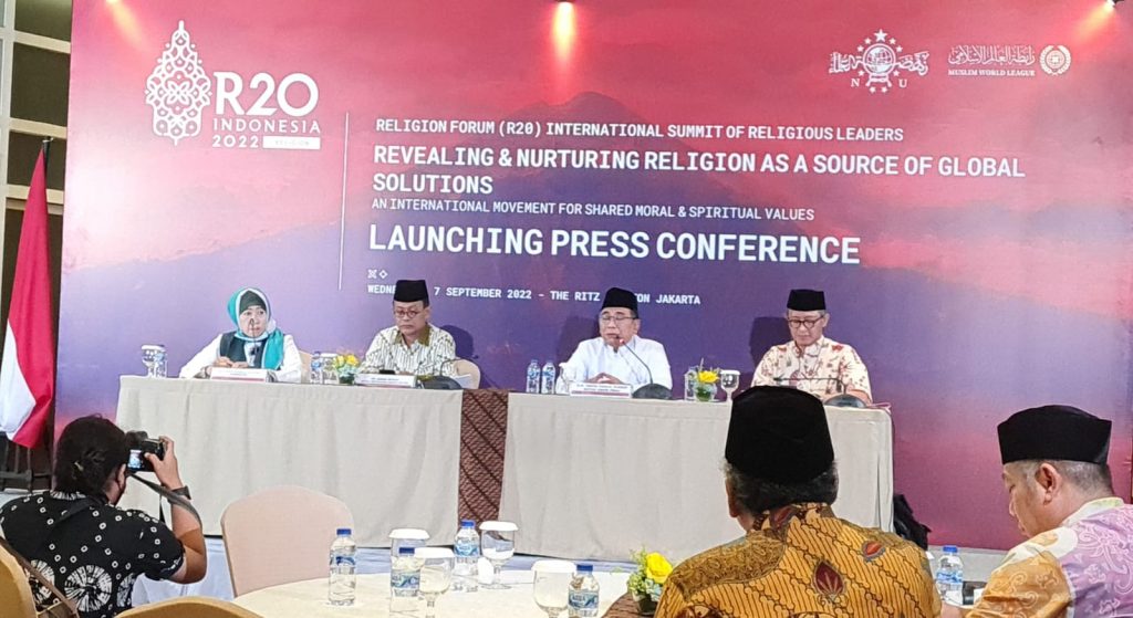 Gelar Forum R20, PBNU Ajak Agama Dijadikan Solusi bagi Masalah Global