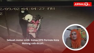 Ketua DPD Perindo Kota Malang Jadi Korban Curanmor