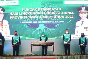 Hari Bumi, Gubenur Khofifah Ajak Semua Elemen Jaga Bumi untuk Kehidupan Berkelanjutan