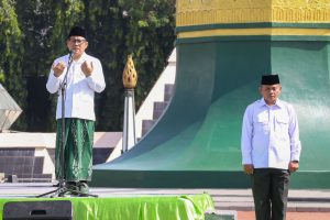 Panglima Santri, Gus Muhaimin Pimpin Apel Hari Santri Nasional di Tugu Pahlawan