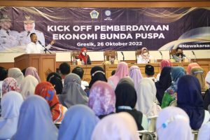 Kick Off Bunda Puspa, Bupati Gresik : Pilot Project Kebangkitan Ekonomi Ibu-ibu