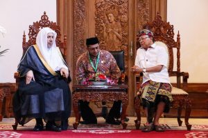 Temui Gubernur Bali, Sekjen Liga Muslim Dunia Syekh Al-Issa Harapkan Forum R20 Pengaruhi Perdamaian Dunia