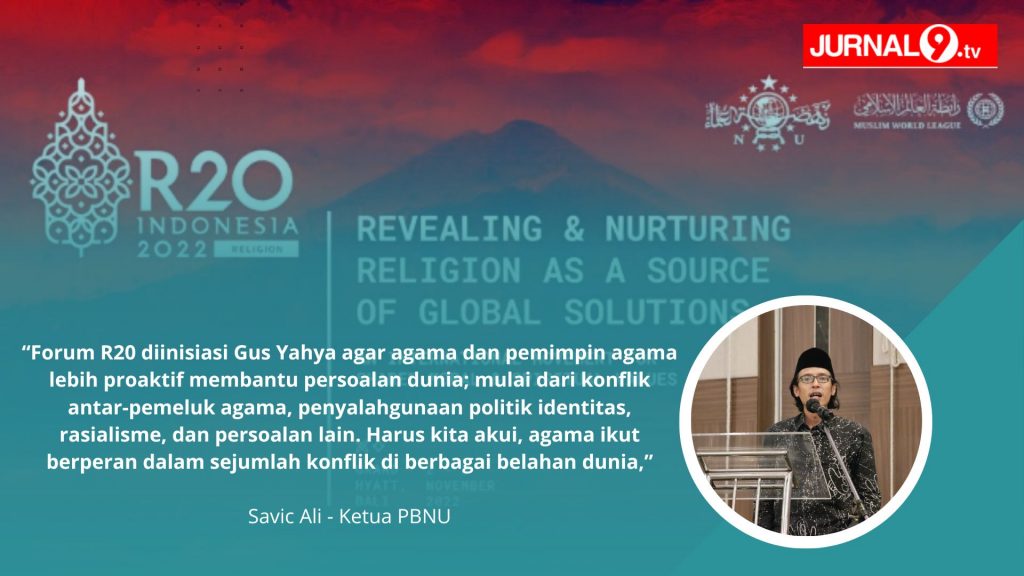 Forum R20: Inisiatif Ketua Umum PBNU agar Agama Lebih Proaktif Mengatasi Persoalan Dunia