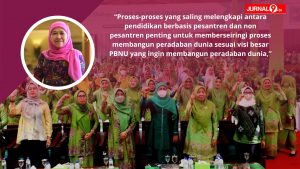 Pelantikan Muslimat NU Blitar, Gubernur Khofifah Tekankan Pentingnya Membangun Peradaban Lewat Pendidikan