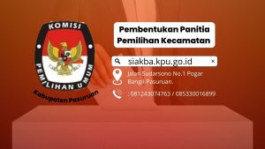 KPU Kabupaten Pasuruan Buka Pendaftaran Panitia Pemilihan Kecamatan, Ini Syarat dan Link Pendaftaran