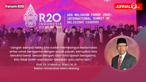 Forum R20, Rektor UNISMA: Tugas Kampus NU, Jadi Motor Penggerak Perdamaian Global