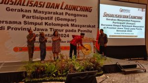 Libatkan Masyarakat sebagai Subjek Pengawasan Pemilu, Bawaslu Jatim Launching Gempar
