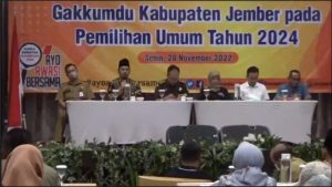 Wujudkan Pemilu Jujur dan Adil, Bawaslu Jember Resmikan Sentra Gakkumdu