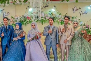 3 Saudara Kembar di Lamongan Ini Gelar Akad Nikah Bareng