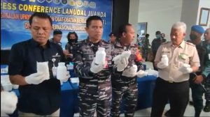 Hasil Pengamanan KTT G20 di Bandara, Satgaspam Lanudal Juanda Gagalkan Penyelundupan Obat Berbahaya