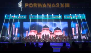 Opening Ceremony Porwanas XIII Dihadiri Menpora RI dan Dihibur Denny Cak Nan