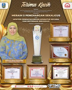 Borong 5 Penghargaan KemenPAN-RB, Gubernur Khofifah: Alhamdulillah, Jadi Pengakuan Pelaksanaan Good Governance di Jatim