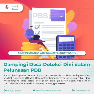 Bapenda dan DPMD Bojonegoro Dampingi Desa Deteksi Dini dalam Pelunasan PBB