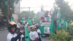 1 Abad NU, DPW Jatim dan DPC PKB Sidoarjo Kompak Gelar Kirab Kebangsaan