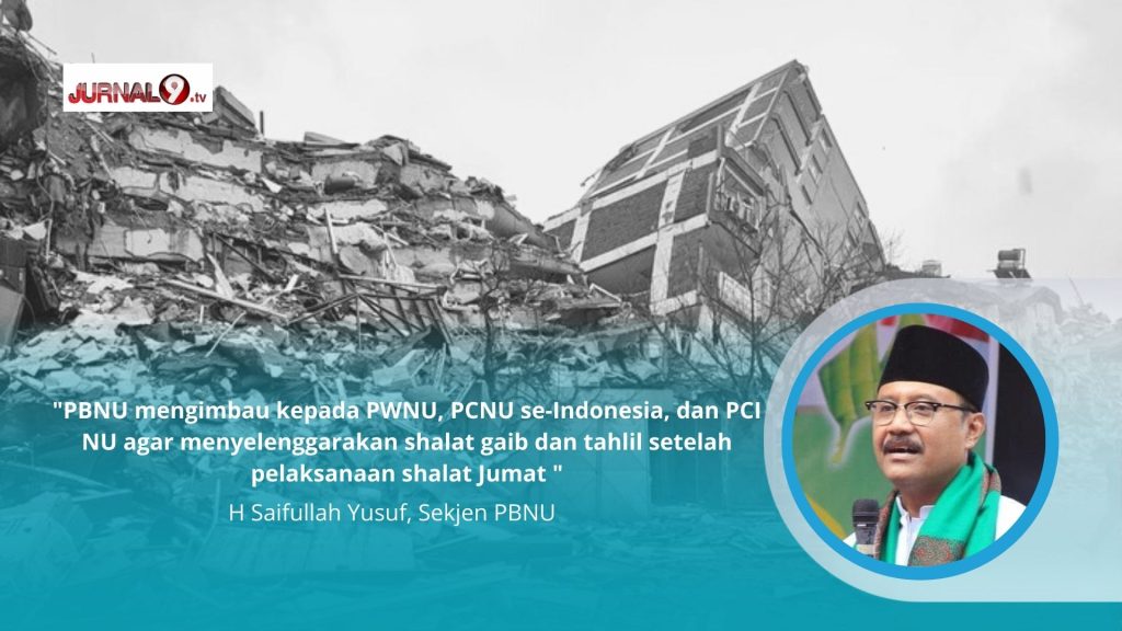 PBNU Serukan Shalat Gaib untuk Korban Gempa di Turki dan Suriah