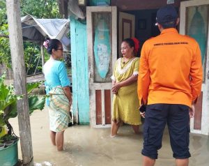 Sungai Bengawan Jero Meluap, 5 Kecamatan Tergenang