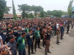 Tampil di Depan Presiden, 1500 Banser Lamongan Ikuti Apel Kesiapan