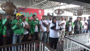 SIGAP, Ribuan Ojol Sidoarjo-Surabaya Deklarasi Dukung Ganjar Pranowo Capres 2024