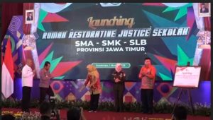 Gubernur Khofifah Launching Rumah Restorative Justice Sekolah
