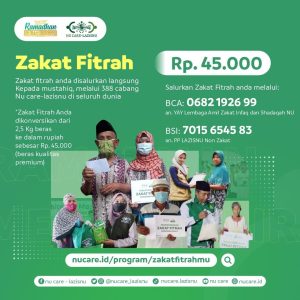 Now! Bayar Zakat Mudah dan Amanah di NU Care Lazisnu Bisa Via E-Wallet