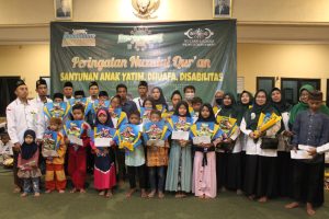 Peringatan Nuzulul Quran, Lazisnu Jumputrejo Santuni 125 Anak Yatim