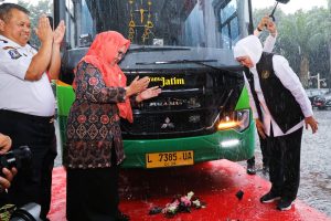 Diluncurkan, 10 Armada Baru Bus Transjatim Koridor I Gresik-Surabaya-Sidoarjo