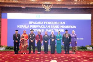 Doddy Zulverdi Dikukuhkan sebagai Kalan BI Jatim, Gubernur Khofifah Ajak Kolaborasi Wujudkan Pertumbuhan Ekonomi Jatim Makin Inklusif