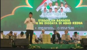 Bangun Kembali Sinergi, PCNU Gelar Halal Bi Halal di Mapolrestabes Surabaya